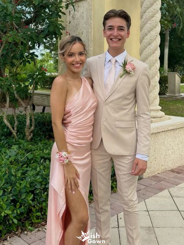 Gorgeous One-shoulder Mermaid Long Prom Dress Ideas, Evening Party Dresses,WGP1189