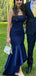 Formal Straight Across Strapless Mermaid Long Prom Dress Ideas, Evening Party Dresses,WGP1227