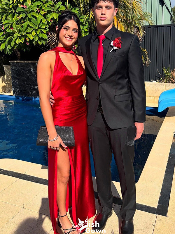 Sexy V-neck Backless Mermaid Long Prom Dress Ideas, Evening Party Dresses,WGP1253