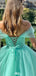Gorgeous Sweetheart Off-shoulder A-line Long Prom Dress Ideas, Evening Party Dresses,WGP1352