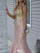 Gorgeous Deep V-neck Strapless Mermaid Long Prom Dress Ideas, Evening Party Dresses,WGP1360