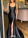 Formal Spaghetti Strap Mermaid Long Prom Dress Ideas, Evening Party Dresses,WGP1412