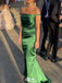 Elegant Off-shoulder Square Mermaid Long Prom Dress Ideas, Evening Party Dresses,WGP1455