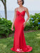 Formal Spaghetti Strap V-neck Mermaid Long Prom Dress Ideas, Evening Party Dresses,WGP1539