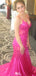 Gorgeous Spaghetti Strap Mermaid Long Prom Dress Ideas, Evening Party Dresses,WGP1557