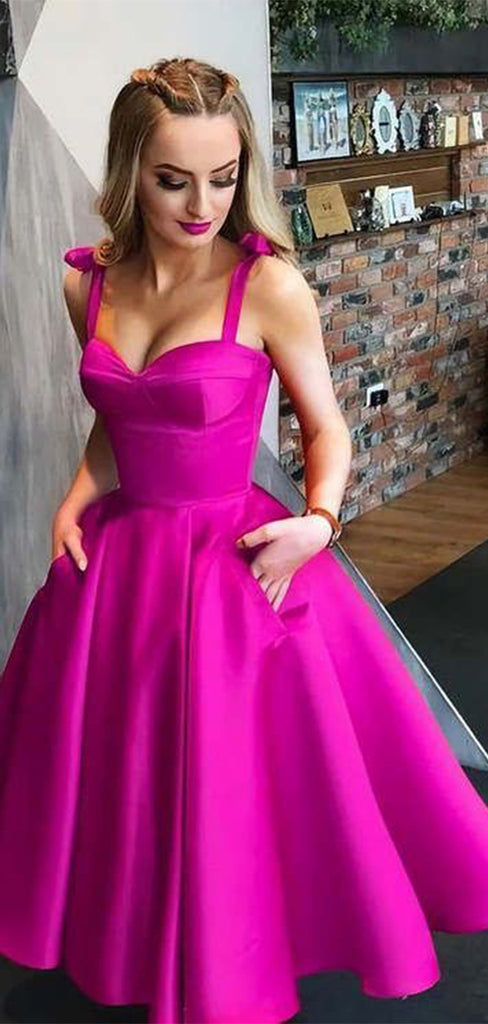 Elegant Pink Sweetheart Ball Gown  Popular Cheap Short Homecoming Dresses, EPT254
