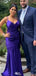Elegant Spaghetti Strap V-neck Mermaid Long Prom Dress Ideas, Evening Party Dresses,WGP1603