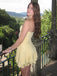 Elegant Yellow Strapless Tight Popular Cheap Short Homecoming Dresses, EPT267