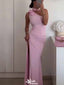 Elegant One-shoulder Mermaid Long Prom Dress Ideas, Evening Party Dresses,WGP1652