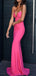 Sexy Pink Sweetheart Mermaid Long Sleeveless Long Party Prom Dresses,Evening Dress Online, WGP791