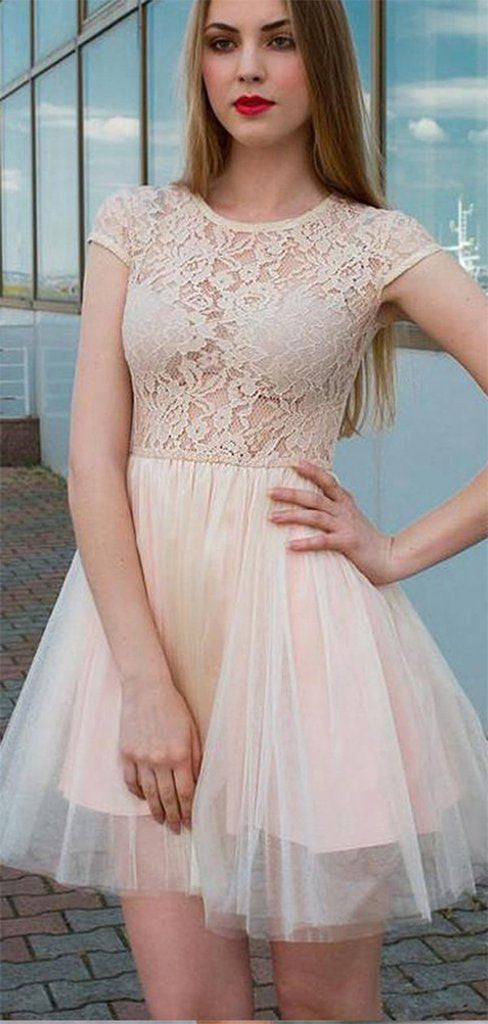 Elegant Pink Jewel Ball Gown Popular Cheap Short Homecoming Dresses, EPT302