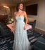 Elegant Green Sweetheart A-Line Long Prom Dress Ideas, Evening Party Dresses, WGP1579