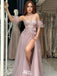 Sexy Pink Off-Shoulder Sleeveless Lace A-Line Long Prom Dress Ideas, Evening Party Dresses , WGP1571