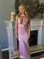 Sexy Halter Pink Halter Mermaid Long Prom Dress Ideas, Evening Party Dresses,WGP1735