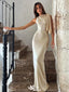 Elegant White Jewel Mermaid Party Prom Dresses,Evening Dress Online, WGP814