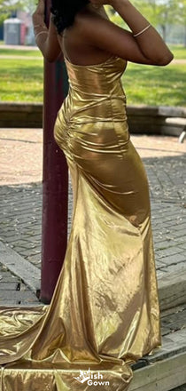 Sexy Strapless Mermaid Long Prom Dress Ideas, Evening Party Dresses,WGP1812