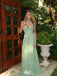 Elegant Green Sweetheart Mermaid Long Prom Dress Ideas, Evening Party Dresses,WGP1922