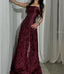 Elegant Red Sweetheart A-Line Long Prom Dress Ideas, Evening Party Dresses,WGP1911