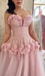Elegant Pink Sweetheart A-Line Long Prom Dress Ideas, Evening Party Dresses,WGP1947