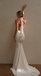 Gorgeous White Halter Mermaid Long Party Dress Prom Dresses,Evening Dress Online, WGP893