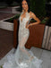 Unique White Sweetheart Mermaid Long Prom Dress Ideas, Evening Party Dresses,WGP1973