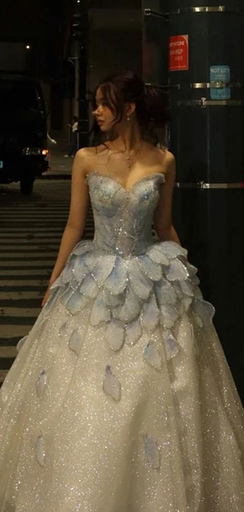 Unique Sweetheart A-Line Long Prom Dress Ideas, Evening Party Dresses,WGP1913