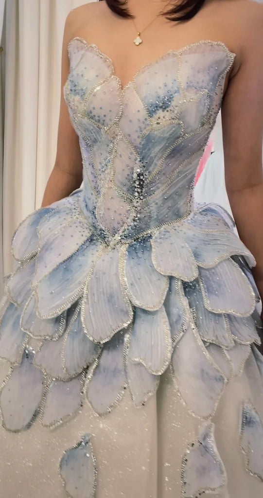 Unique Sweetheart A-Line Long Prom Dress Ideas, Evening Party Dresses,WGP1913