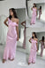 Sexy Pink Sheath Long Party Dress Prom Dresses,Evening Dress Online, WGP924