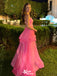 Gorgeous Pink Strapless A-line Long Party Dress Prom Dresses,WGP1005