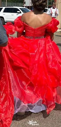 Formal Off-shoulder A-line Long Prom Dress Ideas, Evening Party Dresses,WGP1319