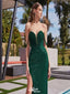 Sparkly Mermaid Emerald Green Off Shoulder Sequins Side Slit  Long Maxi Prom Dresses,Evening Gowns,WGP352