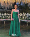 Gorgeous Green Strapless Sweetheart A-line Long Party Dress Prom Dresses, WGP972