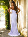 Elegant Lilac Mermaid Strapless Applique With Trailing Maxi Long Party Prom Gowns,Evening Dresses,WGP390