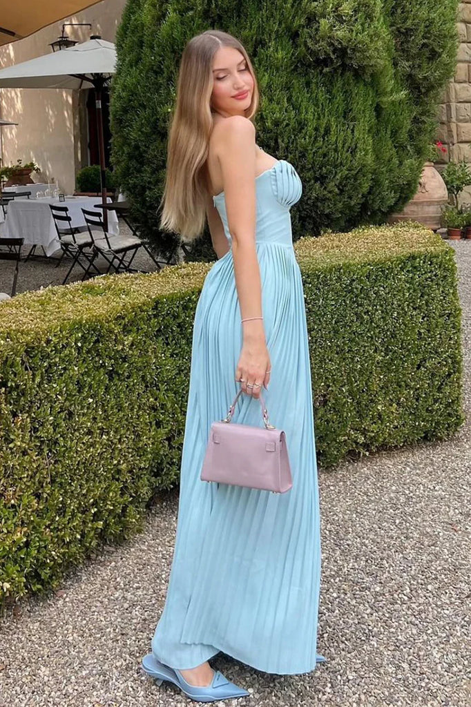 Unique Blue Sweetheart Mermaid Long Prom Dress Ideas, Evening Party Dresses,WGP1829