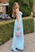 Unique Blue Sweetheart Mermaid Long Prom Dress Ideas, Evening Party Dresses,WGP1829