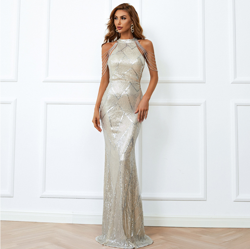 Stylish Shiny Mermaid Long Party Dress Prom Dresses,Evening Dress Online, WGP914