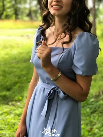 Casual Square A-line Long Prom Dress Ideas, Evening Party Dresses,WGP1460