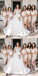 Sexy Mermaid Off Shoulder Side Slit Maxi Long Wedding Guest Bridesmaid Dresses,WGM181