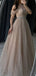 Elegant Pink Off-Shoulder A-Line Long Prom Dress Ideas, Evening Party Dresses,WGP1916