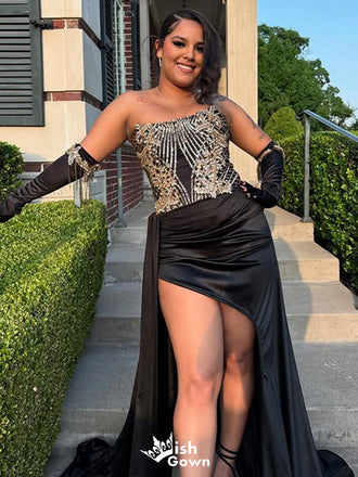 Formal Strapless Bateau Mermaid Long Prom Dress Ideas, Evening Party Dresses,WGP1530