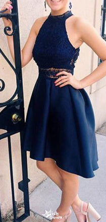 Gorgeous Halter A-line Short Mini Homecoming Dress,EPT421