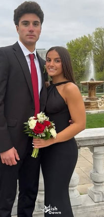 Elegant Halter Mermaid Long Prom Dress Ideas, Evening Party Dresses,WGP1570