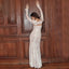 Elegant White Lace Long Sleeve Mermaid Long Prom Dress Ideas, Evening Party Dresses  , WGP1907