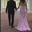 Fancy Pink Sequin Mermaid Prom Gown Sweetheart Neck Glittery Formal Dress,WGP2142