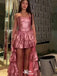 Gorgeous Strapless High-Low Short Mini Homecoming Dress,EPT438