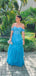 Sexy Blue&nbsp;Sweetheart A-Line Off-Shoulder Long Sleeveless Long Party Prom Dresses,Evening Dress Online, WGP724