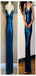 Sexy Mermaid Halter V-Neck Criss-Cross Beading Long Formal Prom Dresses,Evening Gowns,WGP356