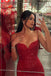 Sexy Red Sweetheart Mermaid Long Prom Dress Ideas, Evening Party Dresses,WGP1708