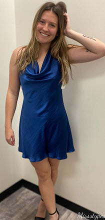 Casual Halter A-line Short Mini Homecoming Dress,EPT483