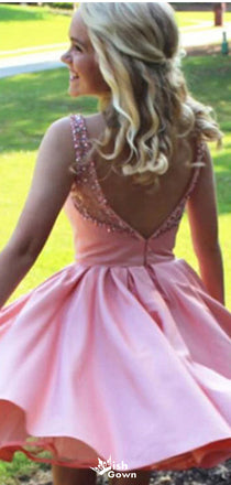 Elegant Sweetheart Bateau A-line Short Mini Homecoming Dress,EPT332